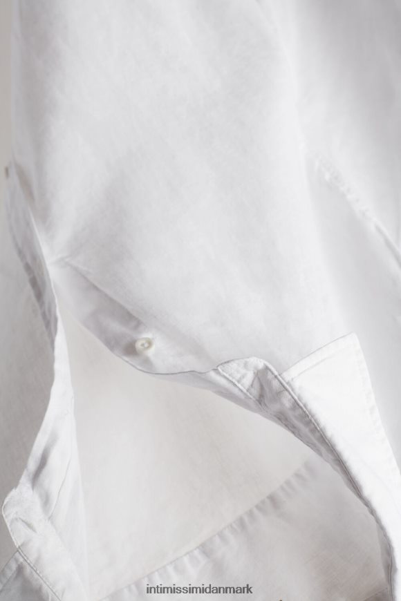 Intimissimi linned og bomuldsskjorte Mænd 001-hvid beklædning 8DZ4XJ210