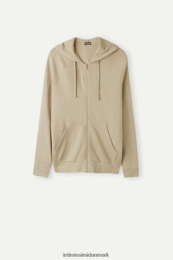 Intimissimi vasket kollektion sweatshirt med lynlås Mænd 166j-sandfarvet beige beklædning 8DZ4XJ188