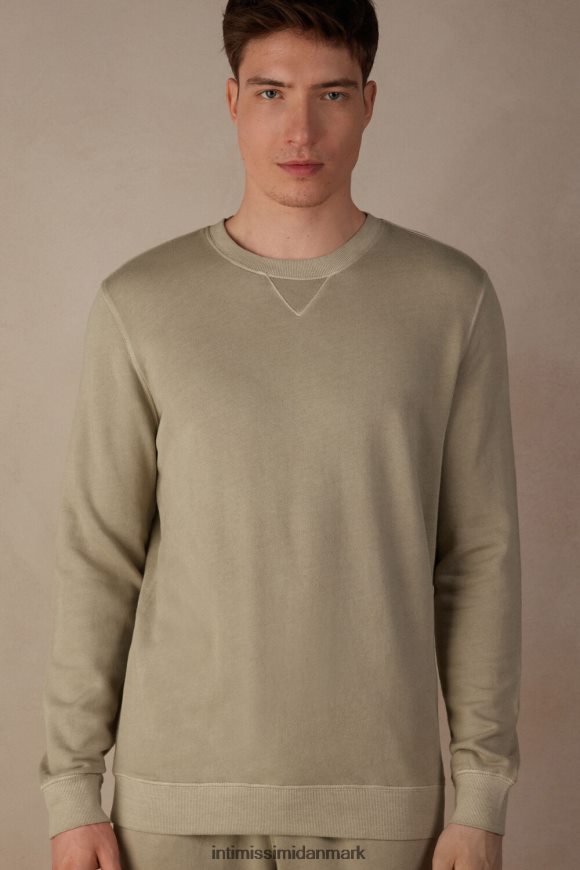 Intimissimi vasket kollektion sweatshirt med rund hals Mænd 166j-sandfarvet beige beklædning 8DZ4XJ189