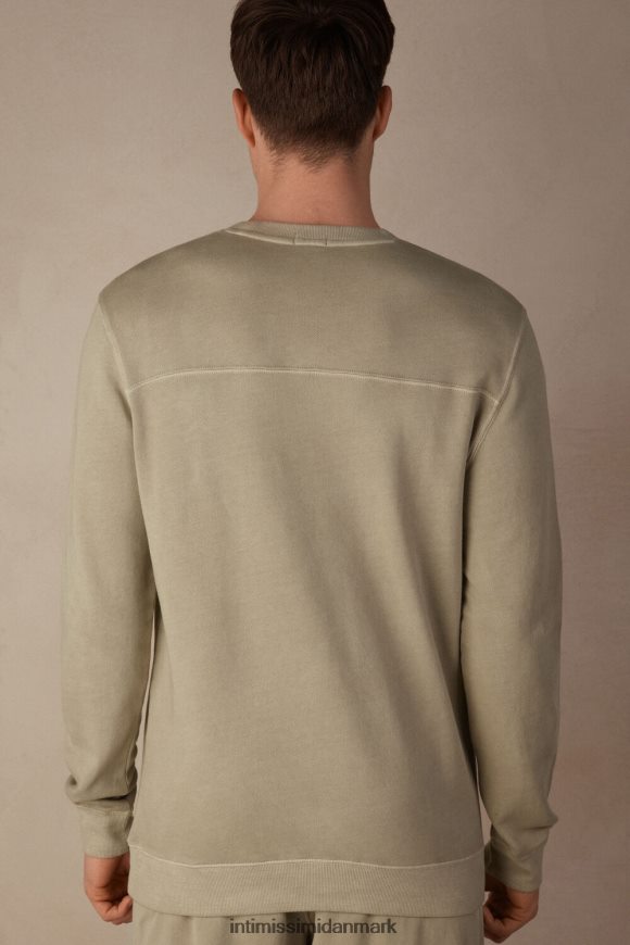 Intimissimi vasket kollektion sweatshirt med rund hals Mænd 166j-sandfarvet beige beklædning 8DZ4XJ189