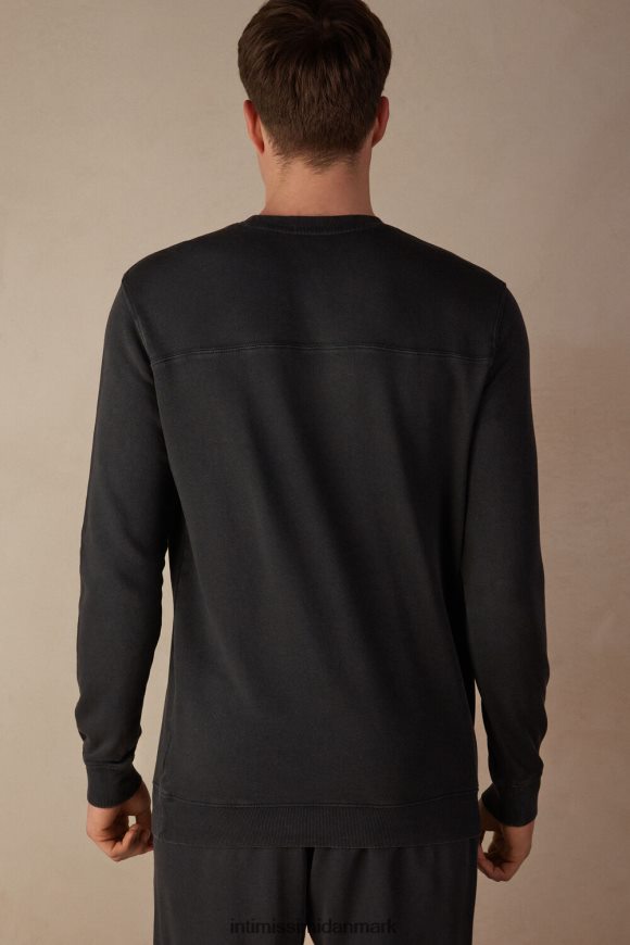 Intimissimi vasket kollektion sweatshirt med rund hals Mænd 762i-grå beklædning 8DZ4XJ186