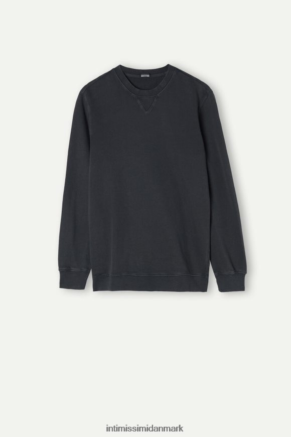 Intimissimi vasket kollektion sweatshirt med rund hals Mænd 762i-grå beklædning 8DZ4XJ186