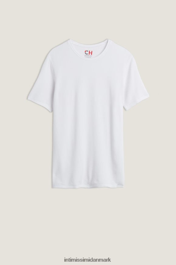 Intimissimi kortærmet modal-cashmir top Mænd 001-hvid beklædning 8DZ4XJ228