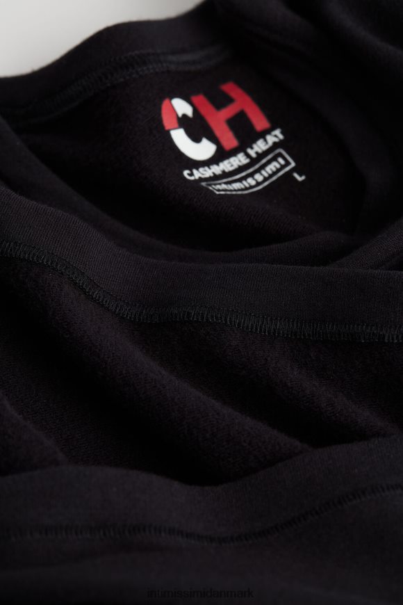 Intimissimi kortærmet modal-cashmir top Mænd 019-sort beklædning 8DZ4XJ256