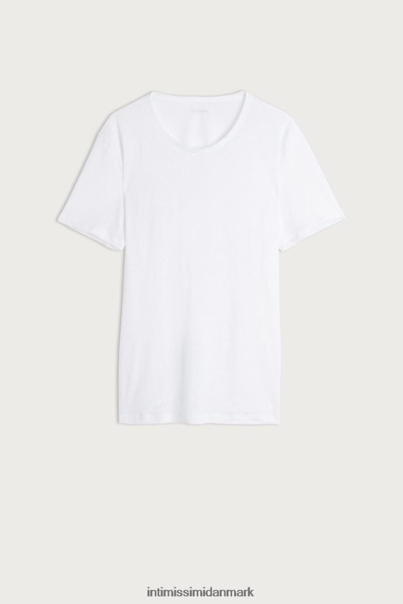 Intimissimi kortærmet t-shirt i hør Mænd 001-hvid beklædning 8DZ4XJ223