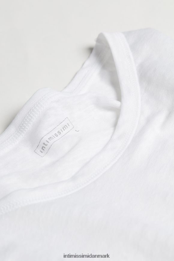 Intimissimi kortærmet t-shirt i hør Mænd 001-hvid beklædning 8DZ4XJ223
