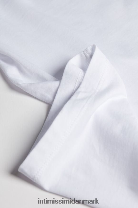 Intimissimi kortærmet t-shirt med rund hals i ekstra fin supima bomuld Mænd 001-hvid beklædning 8DZ4XJ290