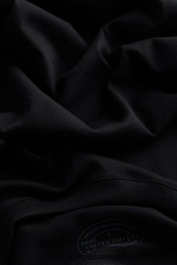 Intimissimi kortærmet t-shirt med rund hals i supima bomuld Mænd 019-sort beklædning 8DZ4XJ319