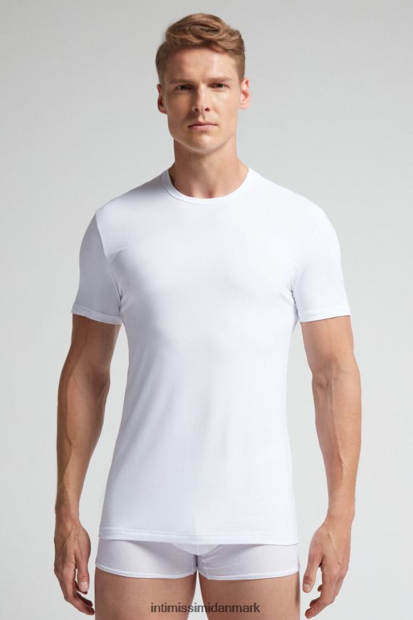 Intimissimi mikrofiber t-shirt Mænd 001-hvid beklædning 8DZ4XJ455