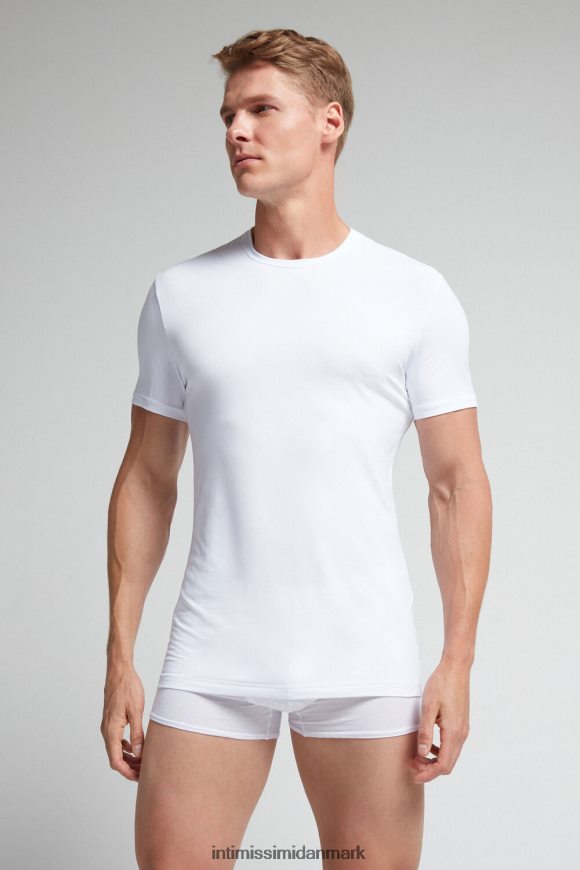 Intimissimi mikrofiber t-shirt Mænd 001-hvid beklædning 8DZ4XJ455