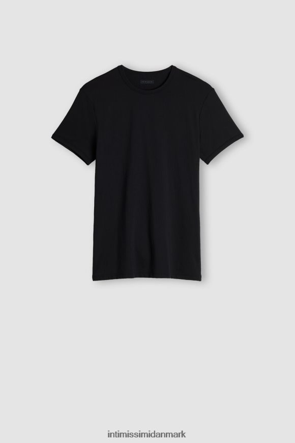 Intimissimi mikrofiber t-shirt Mænd 019-sort beklædning 8DZ4XJ454