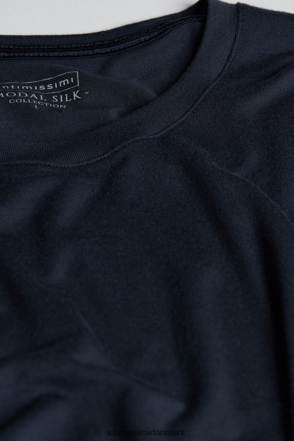 Intimissimi modal og silke t-shirt Mænd 800-midnatsblå beklædning 8DZ4XJ260