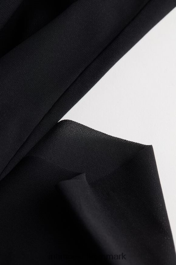 Intimissimi raw-edge micromesh top Mænd 019-sort beklædning 8DZ4XJ265