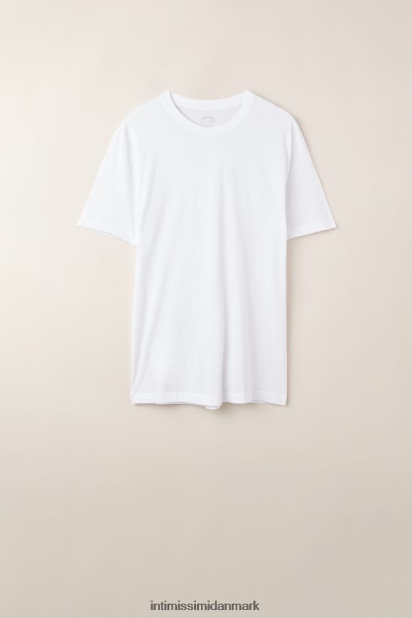 Intimissimi regular fit ekstra fin supima bomulds t-shirt Mænd 001-hvid beklædning 8DZ4XJ182