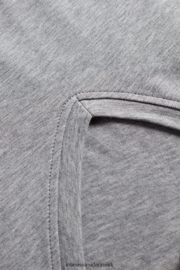 Intimissimi stræk supima bomulds t-shirt med v-hals Mænd 031-lysegrå melange beklædning 8DZ4XJ284