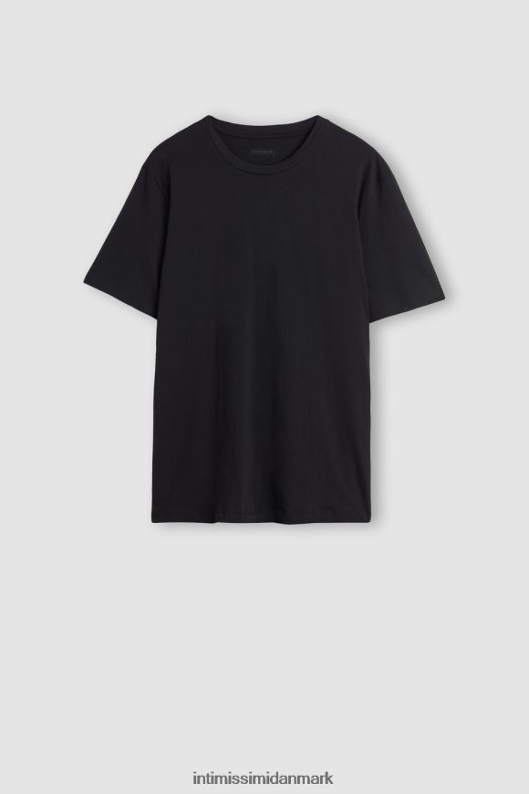 Intimissimi t-shirt i bomuldsjersey Mænd 019-sort beklædning 8DZ4XJ225
