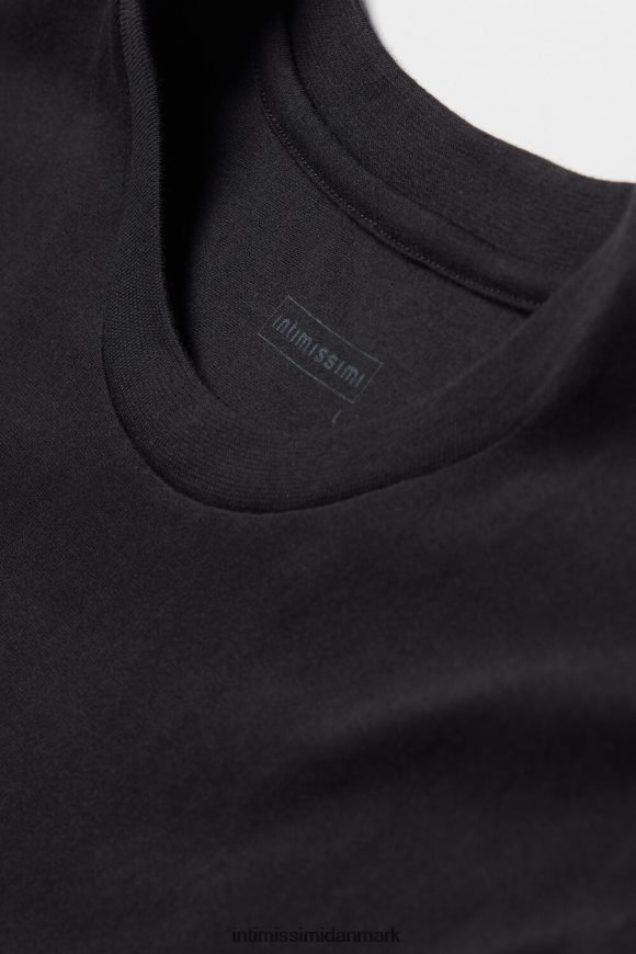 Intimissimi t-shirt i bomuldsjersey Mænd 019-sort beklædning 8DZ4XJ225