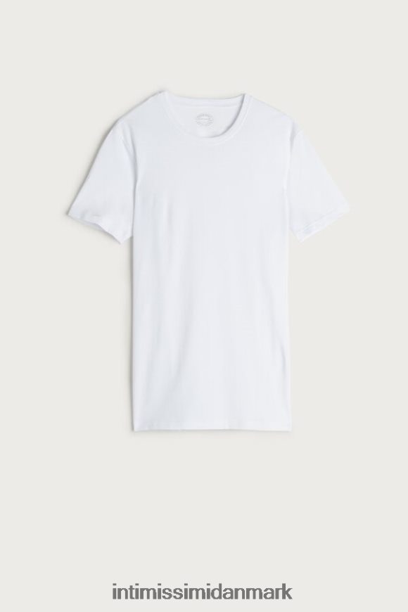 Intimissimi t-shirt i stræk supima bomuld Mænd 001-hvid beklædning 8DZ4XJ286