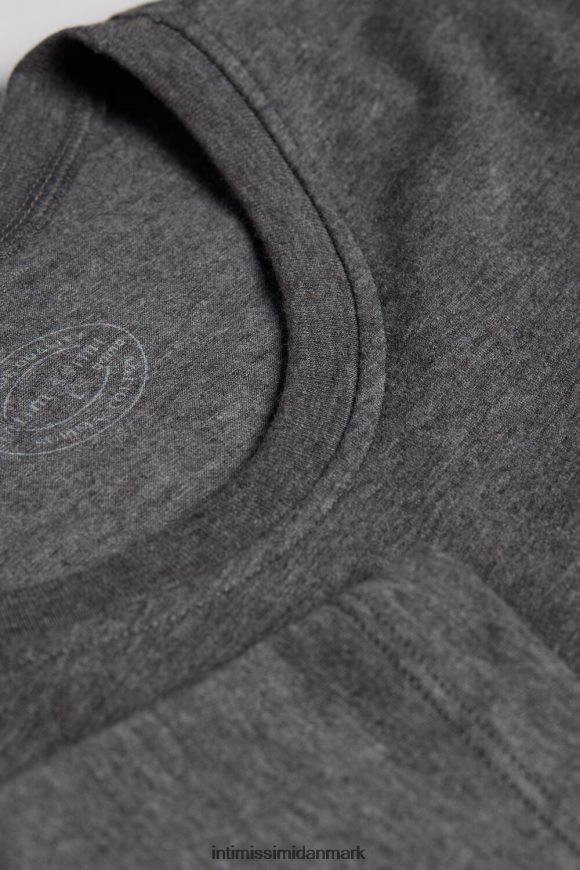 Intimissimi t-shirt i stræk supima bomuld Mænd 5227-koksgrå melange beklædning 8DZ4XJ269