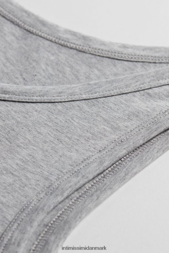 Intimissimi ærmeløs vest top med rund hals Mænd 031-lysegrå melange beklædning 8DZ4XJ274