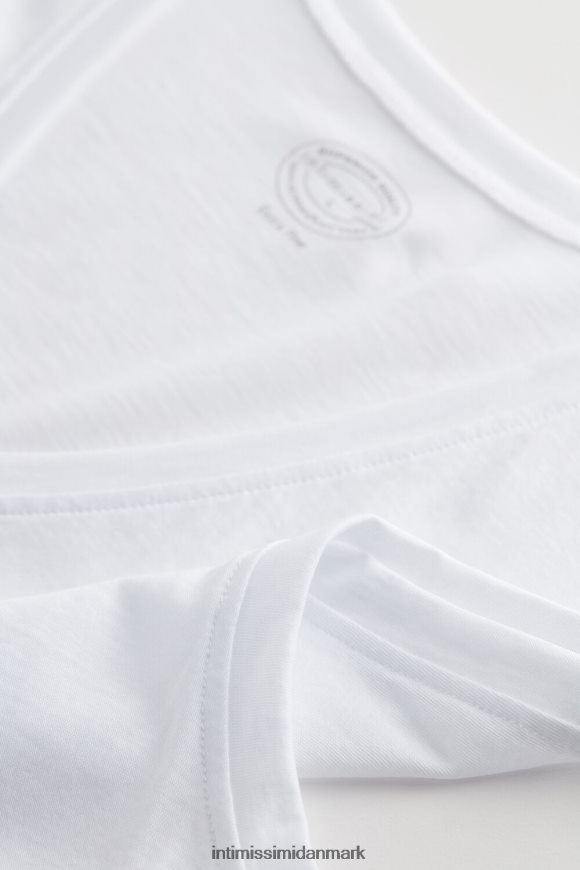 Intimissimi supima bomuldsvest med bred rem Mænd 001-hvid beklædning 8DZ4XJ270