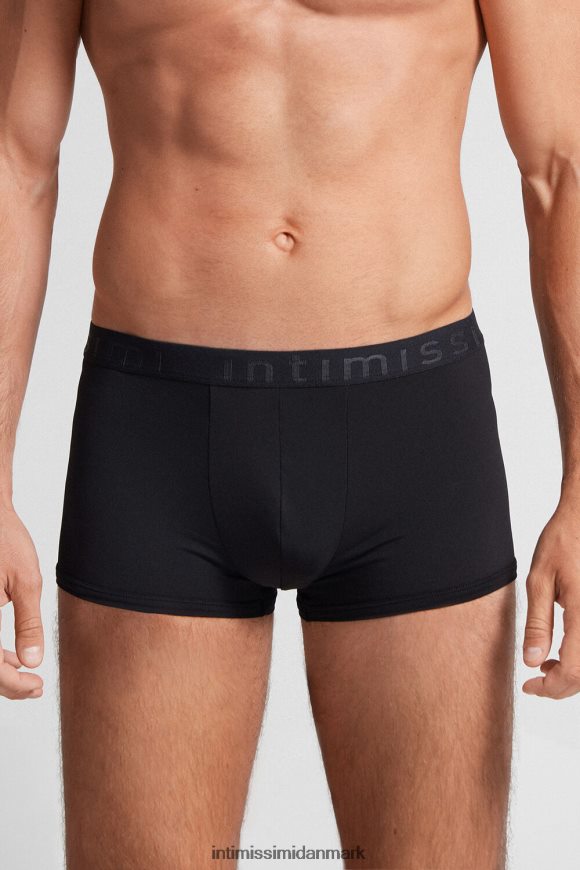 Intimissimi boxershorts i mikrofiber med logo Mænd 019-sort undertøj 8DZ4XJ148