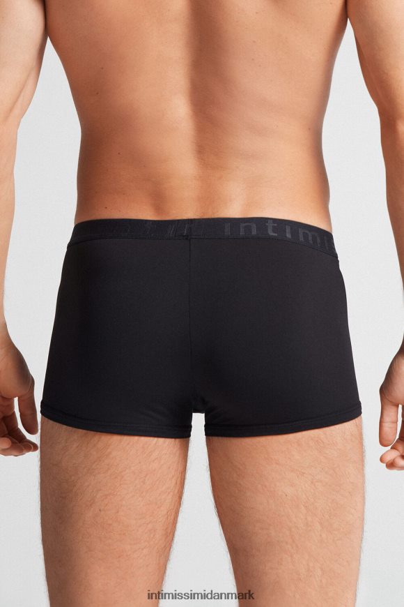 Intimissimi boxershorts i mikrofiber med logo Mænd 019-sort undertøj 8DZ4XJ148