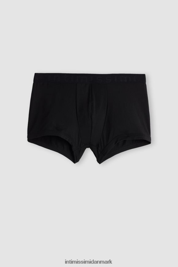 Intimissimi boxershorts i mikrofiber med logo Mænd 019-sort undertøj 8DZ4XJ148