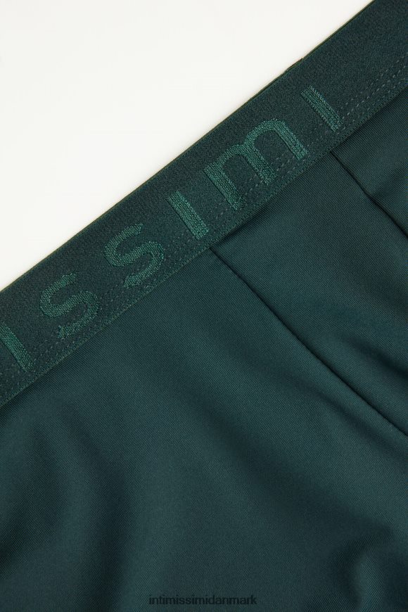 Intimissimi boxershorts i mikrofiber med logo Mænd 132j-mørkegrøn undertøj 8DZ4XJ15