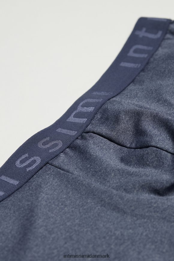 Intimissimi boxershorts i mikrofiber med logo Mænd 5210-denim blå blanding undertøj 8DZ4XJ110