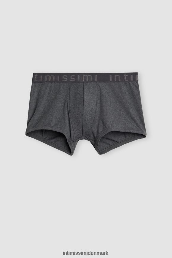 Intimissimi boxershorts i mikrofiber med logo Mænd 5227-koksgrå melange undertøj 8DZ4XJ100