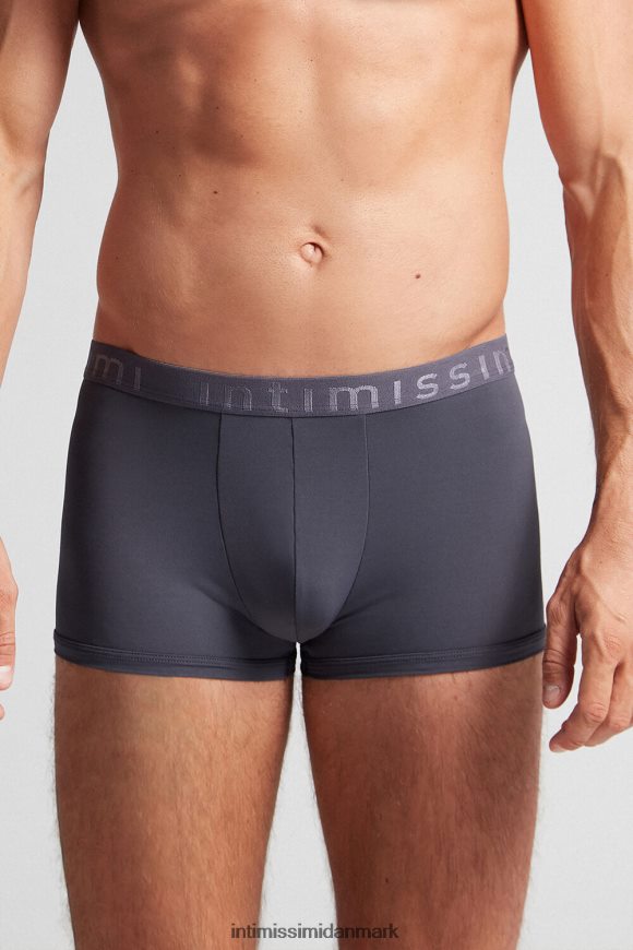 Intimissimi boxershorts i mikrofiber med logo Mænd 9963-sod grå undertøj 8DZ4XJ130