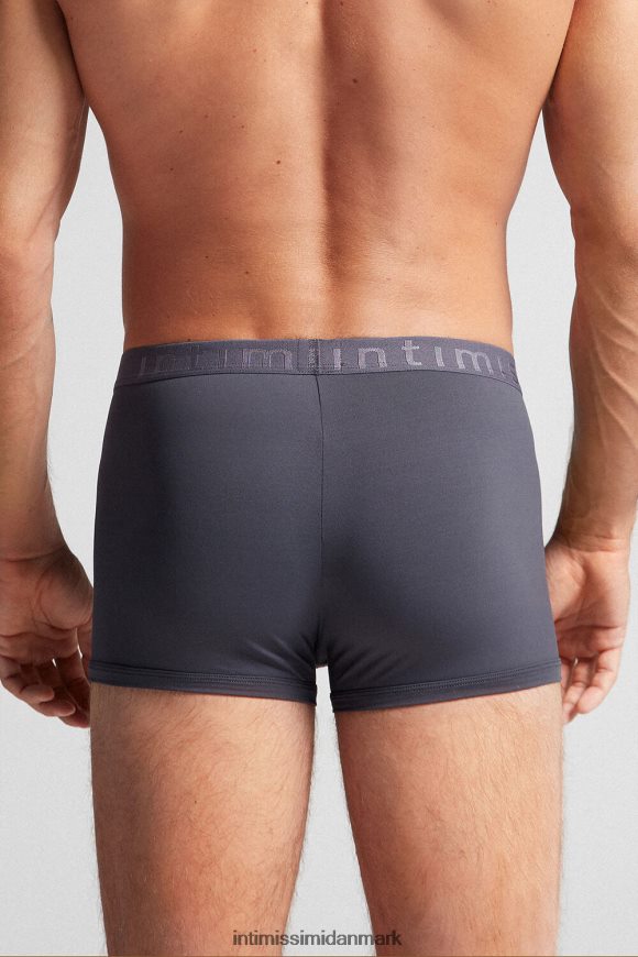 Intimissimi boxershorts i mikrofiber med logo Mænd 9963-sod grå undertøj 8DZ4XJ130