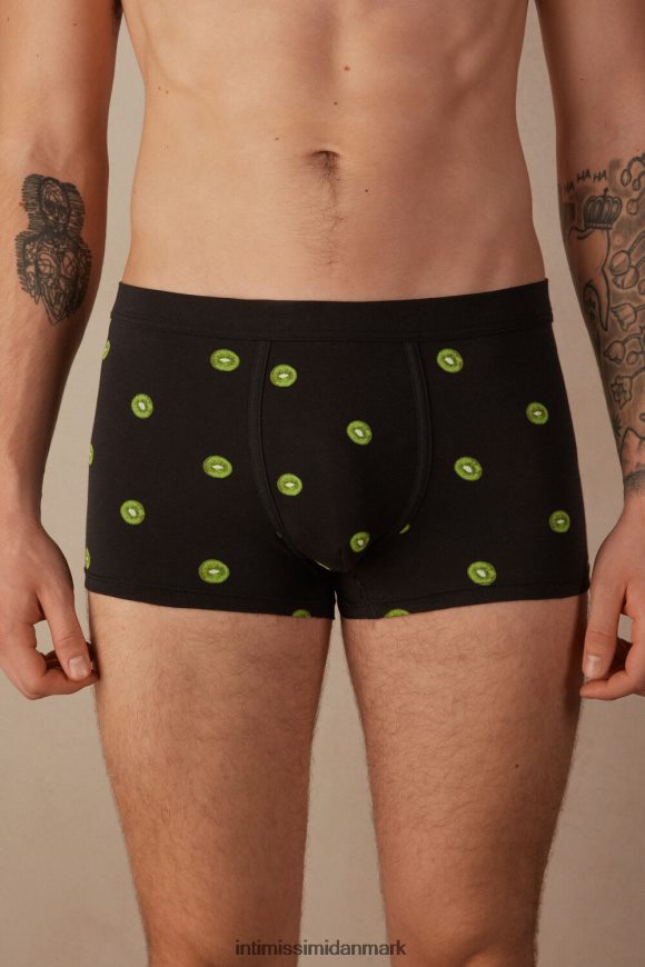 Intimissimi kiwi print naturlig frisk supima bomuld boxers Mænd 316j-kiwi-print sort undertøj 8DZ4XJ28