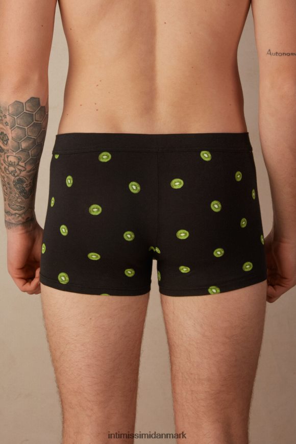 Intimissimi kiwi print naturlig frisk supima bomuld boxers Mænd 316j-kiwi-print sort undertøj 8DZ4XJ28