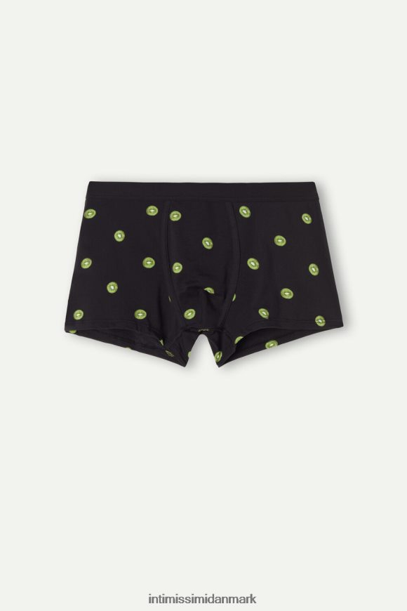 Intimissimi kiwi print naturlig frisk supima bomuld boxers Mænd 316j-kiwi-print sort undertøj 8DZ4XJ28