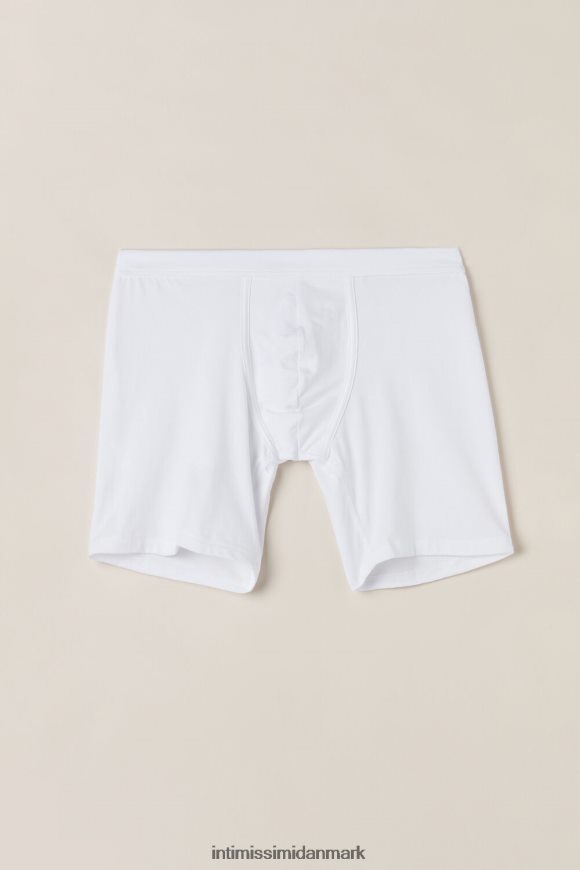 Intimissimi lange stretch supima bomuldsboksere Mænd 001-hvid undertøj 8DZ4XJ54
