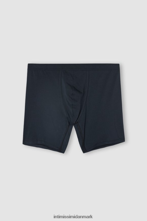 Intimissimi lange stretch supima bomuldsboksere Mænd 800-midnatsblå undertøj 8DZ4XJ55
