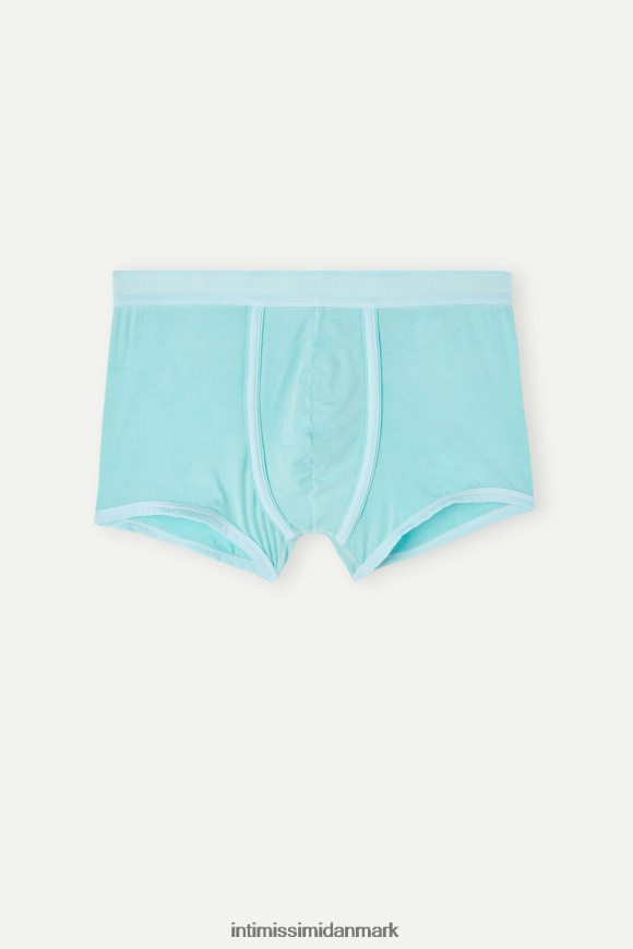 Intimissimi naturlig frisk supima bomuldsbokser med logo Mænd 321j-akvagrøn undertøj 8DZ4XJ21
