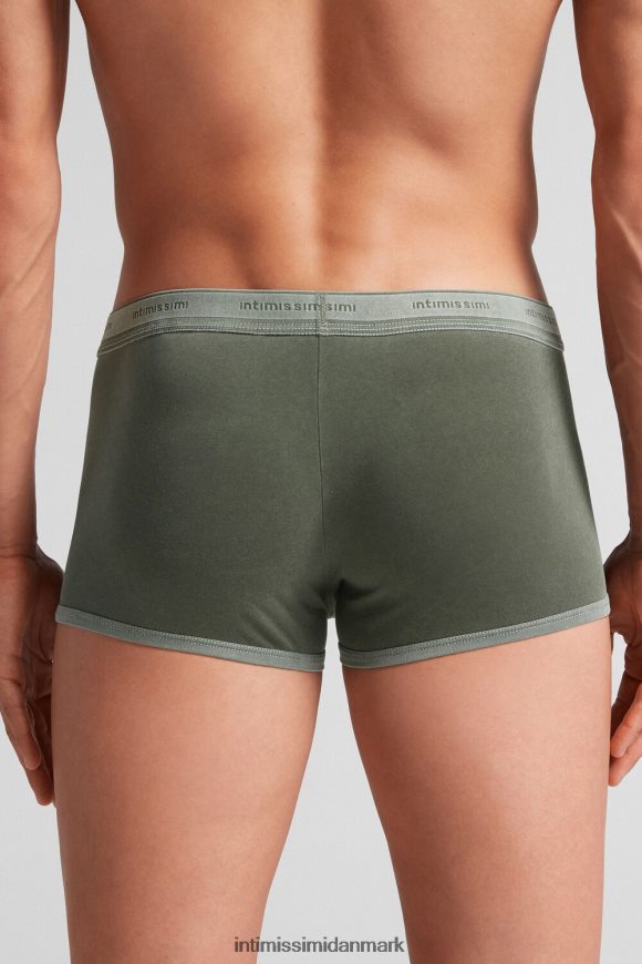 Intimissimi naturlig frisk supima bomuldsbokser med logo Mænd 393j-verde bosco del undertøj 8DZ4XJ7