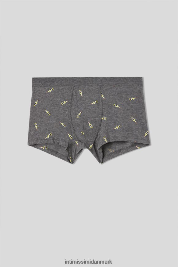 Intimissimi naturlig frisk supima rom bomuldsboksere Mænd 372j-grafit mel. st.rum undertøj 8DZ4XJ1