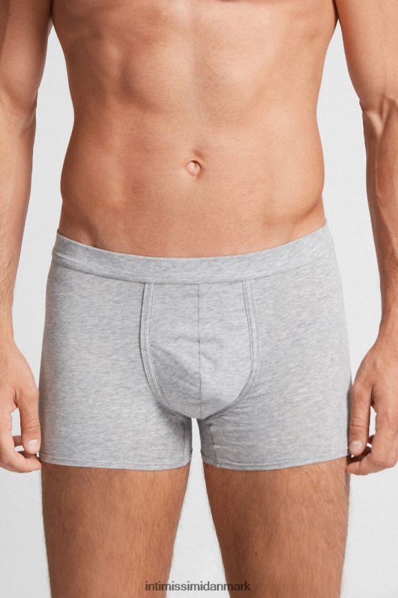 Intimissimi naturlige friske supima bomuldsboksere Mænd 031-lysegrå melange undertøj 8DZ4XJ45