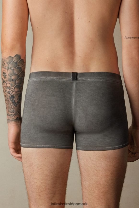 Intimissimi naturlige friske supima bomuldsboksere Mænd 040j-vasket sort undertøj 8DZ4XJ70