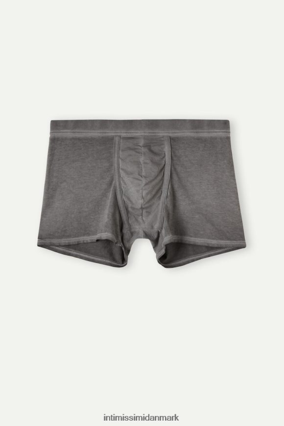 Intimissimi naturlige friske supima bomuldsboksere Mænd 040j-vasket sort undertøj 8DZ4XJ70