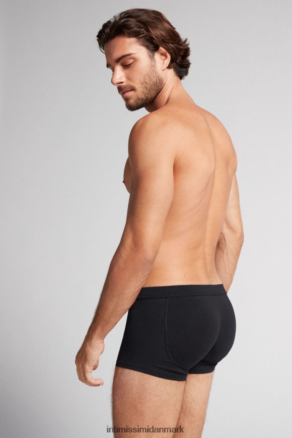 Intimissimi push-up boksere i stretch i bomuld Mænd 019-sort undertøj 8DZ4XJ22