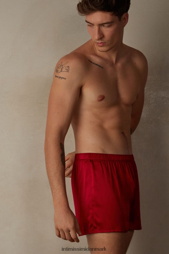 Intimissimi silke boksere Mænd 1473-rød undertøj 8DZ4XJ90