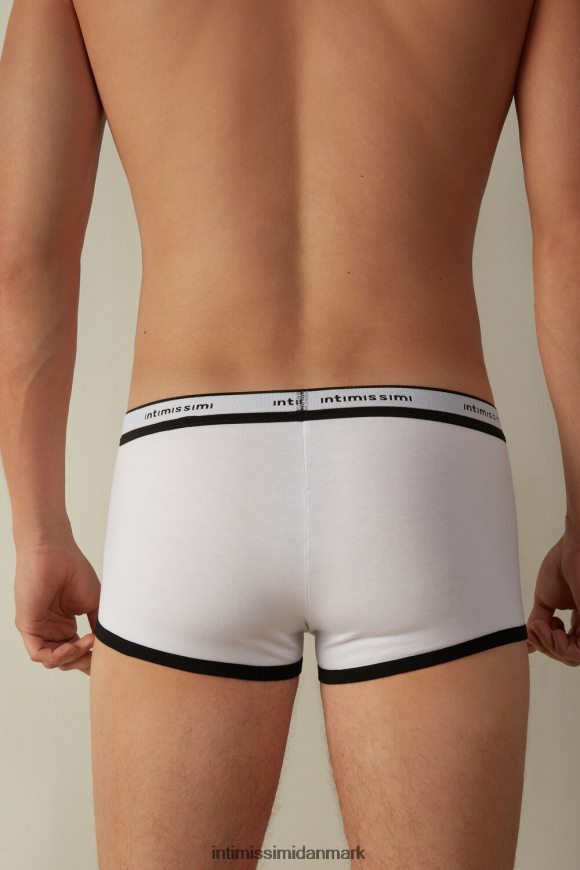 Intimissimi stræk supima boxershorts i bomuld med logodetalje Mænd 143i-sort/hvid undertøj 8DZ4XJ93