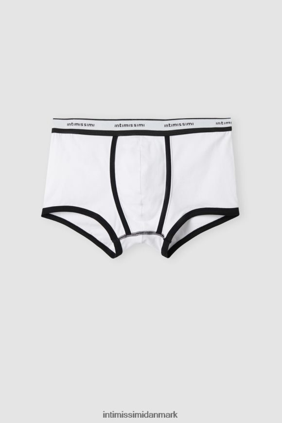 Intimissimi stræk supima boxershorts i bomuld med logodetalje Mænd 143i-sort/hvid undertøj 8DZ4XJ93