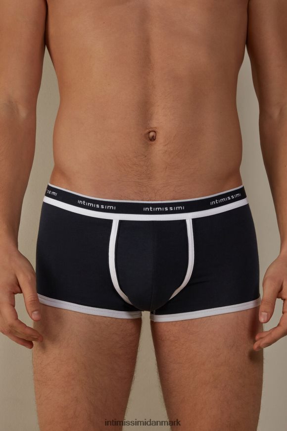 Intimissimi stræk supima boxershorts i bomuld med logodetalje Mænd 3481-midnat blå/hvid undertøj 8DZ4XJ117