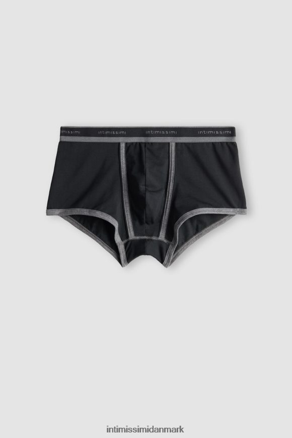 Intimissimi stræk supima boxershorts i bomuld med logodetalje Mænd 385i-sort/grafit blanding undertøj 8DZ4XJ116